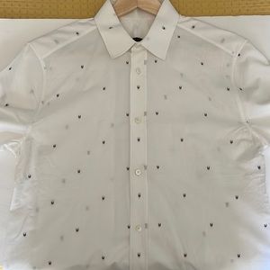 Louis Vuitton white shirt sleeve shirt